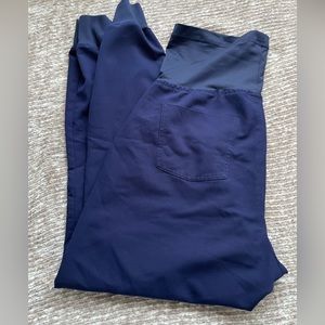 Figs Zamora Maternity Jogger Scrub Pants - Navy